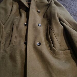 Women’s Olive Green Coat with hood
